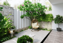 Xu hướng thiết kế tiểu cảnh sân vườn nhà phố 2026