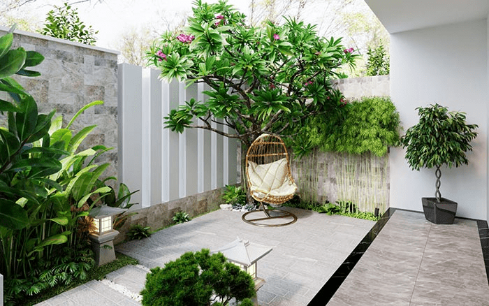 xu hướng thiết kế tiểu cảnh sân vườn